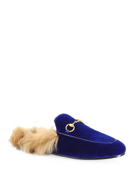 gucci mule sandals|gucci velvet mules with fur.